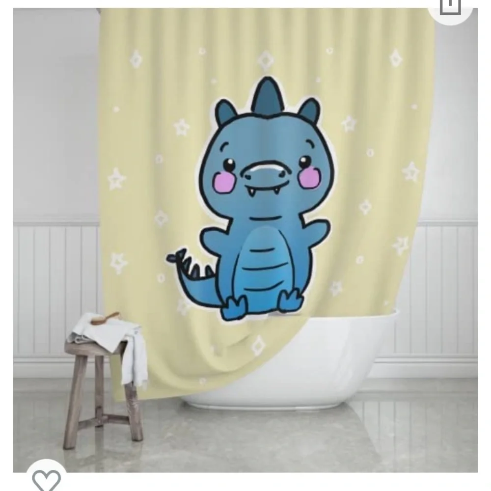 NWOT kids dinosaur 72x72 shower curtain.